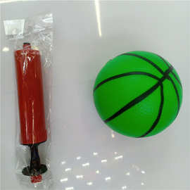 厂家直销儿童12厘米彩色篮球充气皮球拍拍球加厚足球地摊户外