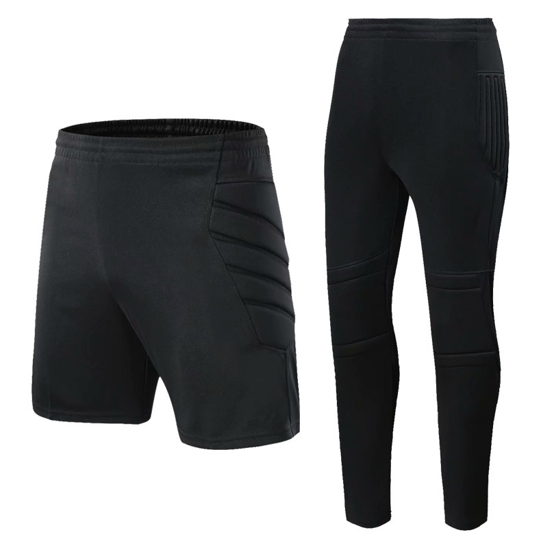 Adult and Children's Soccer Sports Pants, Goalkeeper Shorts, Long Pants, Men's Dragon Gate Pants, Elbow and Knee Pads, Loose Fit