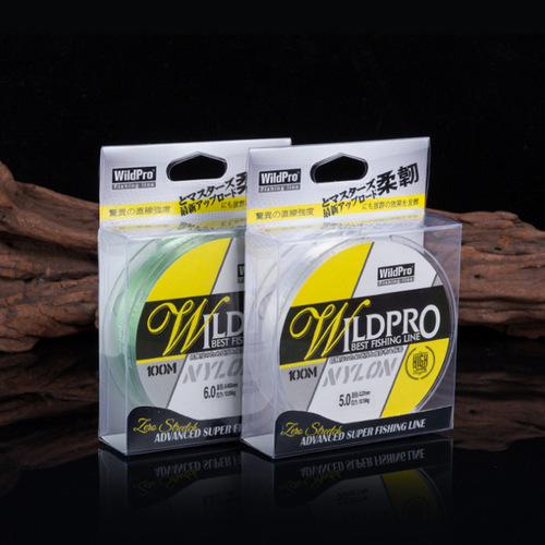 Japanese raw silk fishing line main line sub-line strong tensile nylon line 100 meters Taiwan fishing line plastic sea pole fishing line