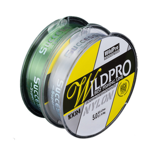 Japanese raw silk fishing line main line sub-line strong tensile nylon line 100 meters Taiwan fishing line plastic sea pole fishing line