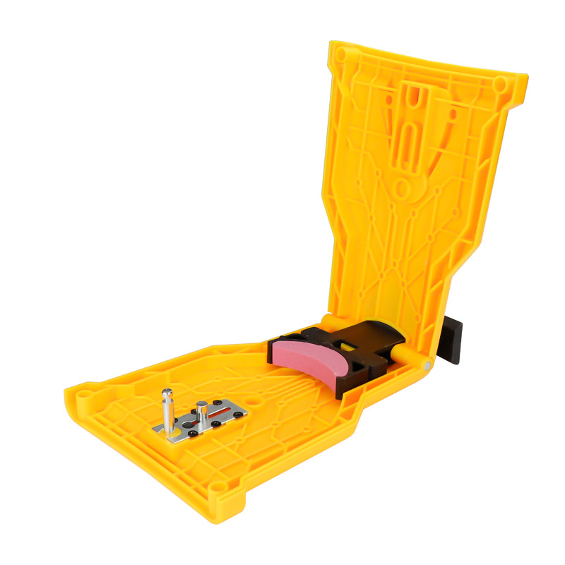 新款  木工链锯磨刀器磨刀石磨齿器 快速磨削链锯工具 黄色  批发