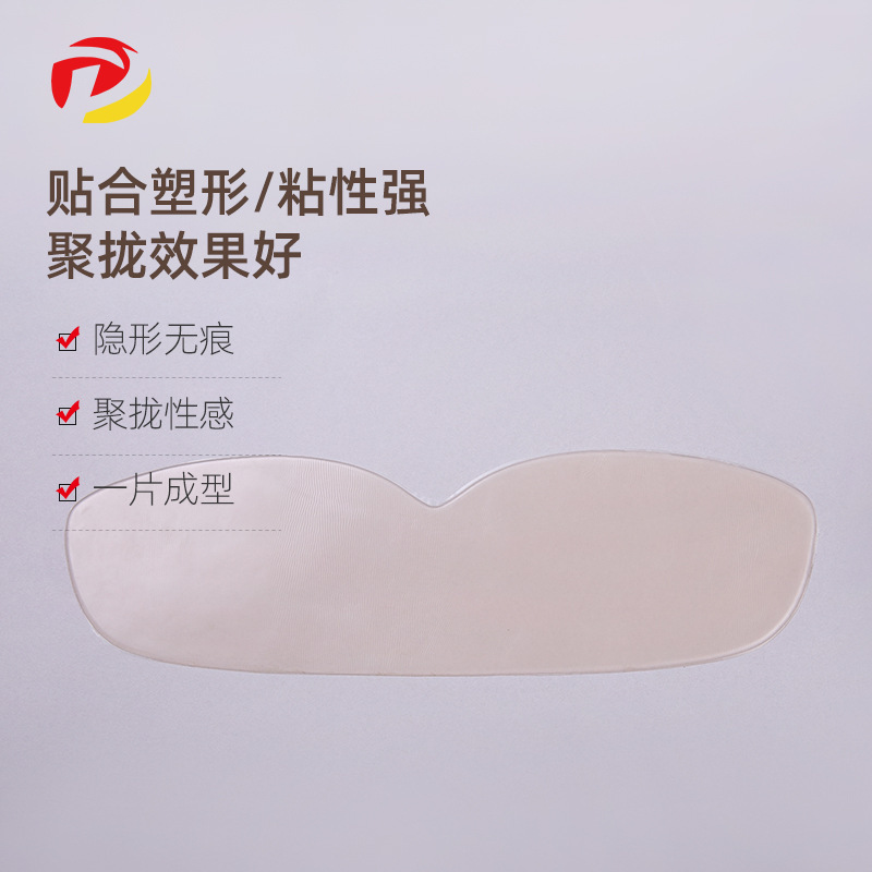 Summer Non-Slip Invisible Bra Strapless Underwear for Women Bridal Wedding Dress Nipple Covers Push-Up Bra Seamless Women's Bra