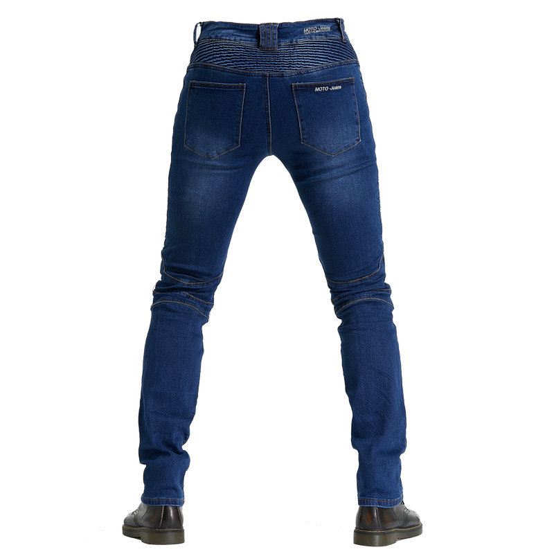 VOLERO motocicleta de carreras de caballero pantalones vaqueros rectos pantalones resistentes a la caída de carreras de motos off-road pantalones de montar
