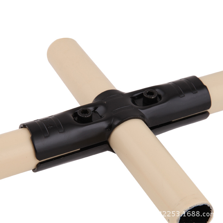 批发供应精益管配件连接件线棒接头复合管接头金属接头HJ-4