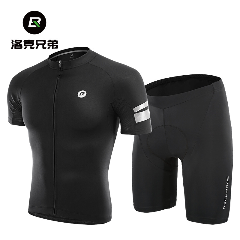 Locke Brothers Summer Cycling Suit Short Sleeve Shorts Men's and Women's Mountain Road Bike Clothes Bicycle Equipment