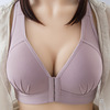 Thin wireless bra, cotton supporting comfortable bra top, underwear, plus size, for middle age