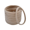 Fashionable nylon children's elastic hair rope, headband, European style, simple and elegant design