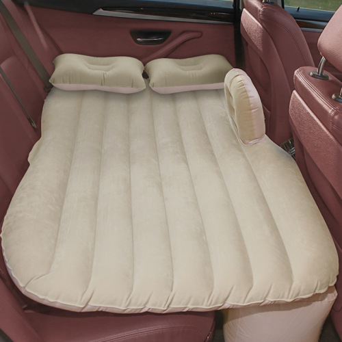 Interior supplies folding car air bed PVC flocking car air mattress SUV in-car travel air bed