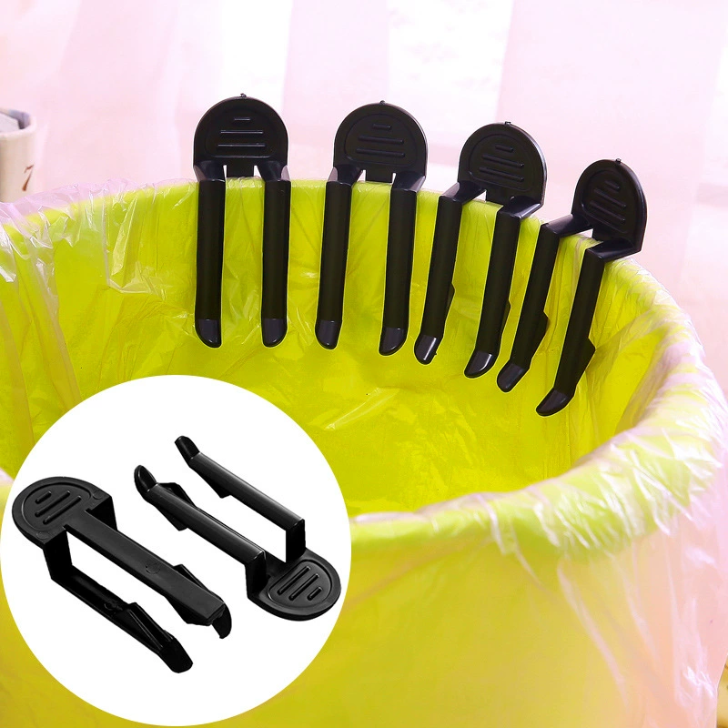 Мусорное ведро, нескользящий пакет для мусора, клипсы в комплекте