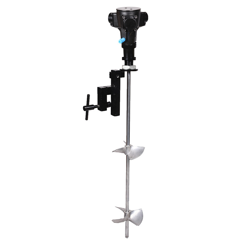 台湾1/4HP夹式搅拌机油漆涂料 搅拌器 大功率 气动50加仑搅拌机