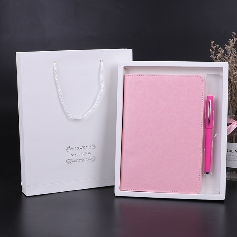 Cuaderno de negocios A5 personalizado con logotipo, planificador de oficina, piel sintética, regalo publicitario corporativo, juego de cuadernos