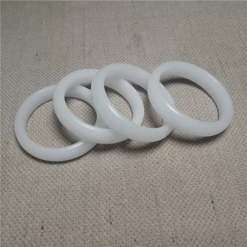 天然四川白玉手镯阿富汗玉女款汉白玉镯子会销礼品跑江湖地摊玉器