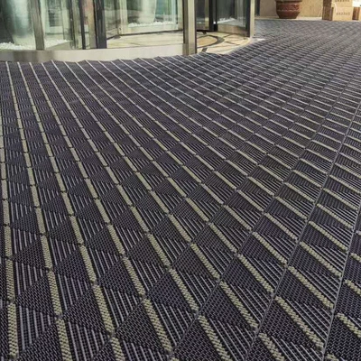 Factory wholesale EVA plastic three-in-one floor mat railway station Outdoor dust removal carpet any stitching size