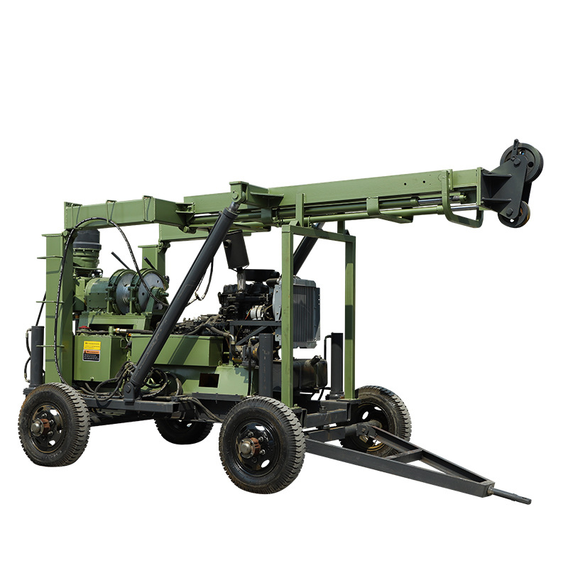 拖车式XY-3液压取芯钻机地质勘探钻机打深水井设备岩心取样打井机