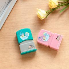 Children's photo-sensitive stamp clothing stamp material consumables cute cartoon plastic clothing name sticker stamp wholesale