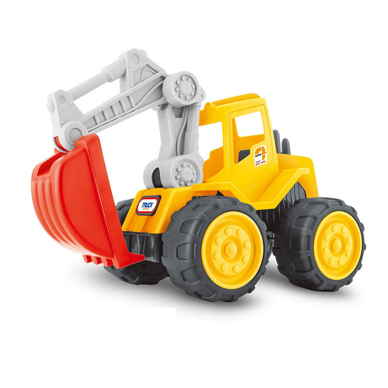Baby Beach toys large engineering vehicle excavator dump truck boy children toys suit