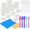 Epoxy resin, crystal, silica gel tools set, measuring cup, mixing stick