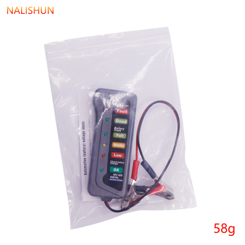 Detector de batería de coche eléctrico medidor de prueba de capacidad de batería 12v16v24v medidor de descarga instrumento de medición