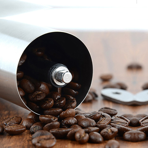 Custom Branded Portable 304 Stainless Steel Coffee Grinder Hand-Crank Coffee Machine