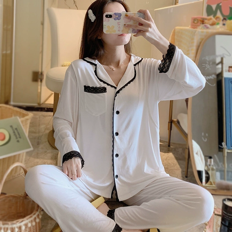 В наличии 2227 Модальные Материнские послеродовые пижамы для кормления Летняя тонкая одежда для кормящих мам костюм Весна и лето