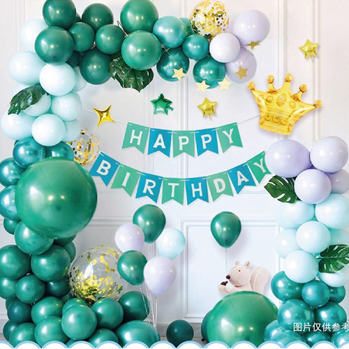 Surprise party balloon ins happy birthday event background decoration boys and girls children's first birthday scene layout