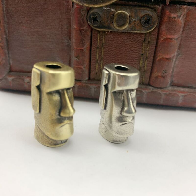 ebay AliExpress hot sale brass knife pendant cupronickel key chain pendant Easter island stone statue catcher umbrella rope accessories ebay AliExpress hot sale brass knife pendant cupronickel key chain pendant Easter island stone statue catcher umbrella rope accessories