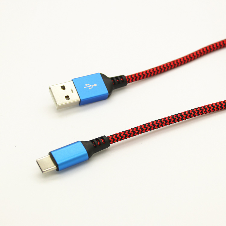现货安桌手机快充电线type-c编织数据线USB-IF协会认证定制加工厂