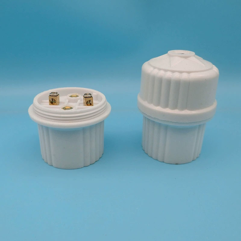 E27 винт фарфор белый пятиконечная звезда подвесной светильник головка огнестойкая к высоким температурам Резьбовая головка лампы бакелитовые бытовые производители держателей светодиодных ламп