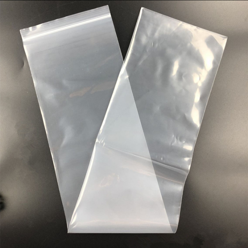 1045 Slender Strip self-sealing bag transparent long sealed bag square sealing bag clip chain kneading bone tubular pe long plastic bag