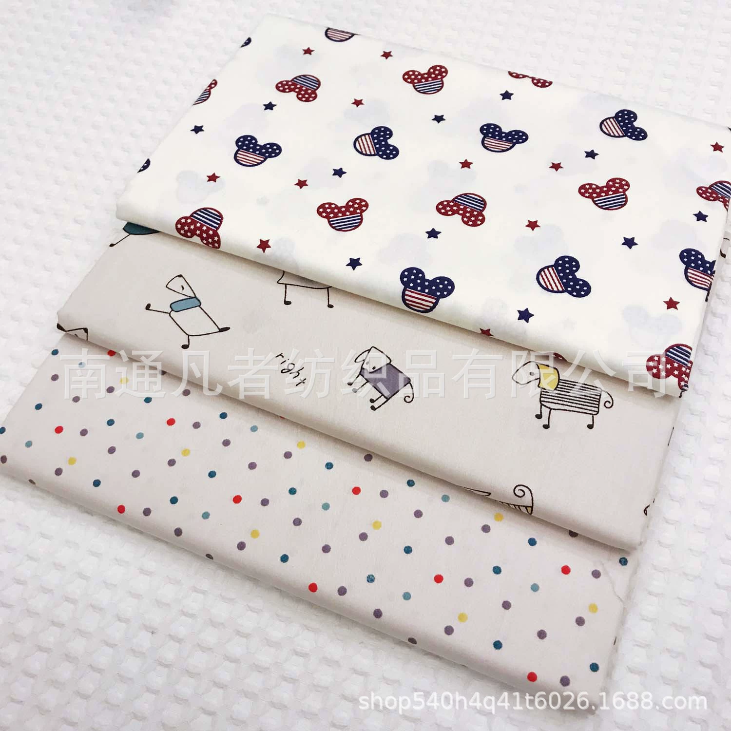 Щенок Микки шириной 1,6 м хлопковая саржа с принтом мультяшная ткань одежда для домашних животных постельные принадлежности ручной работы декоративная поверхность