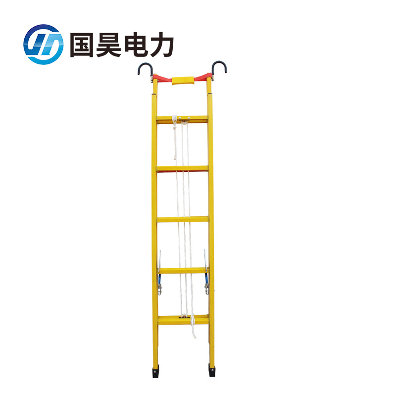 国昊电力-批发玻璃钢绝缘梯3-4-5-6米8米 绝缘升降梯消防爬梯单面