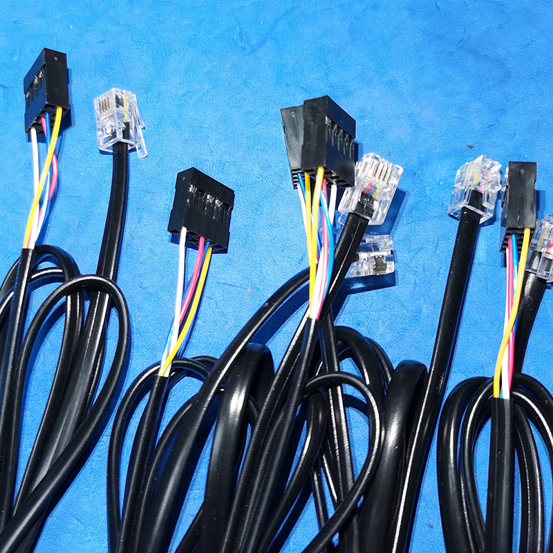 Ѹ�﹩Ӧ�Ű�ͷת6P4Cˮ��ͷ1.1�� �绰�� ��о�绰������ RJ11