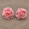 7cm simulation PE rose foam flower head fake flower wedding furnishing LED decorative flower cross -border foam rose