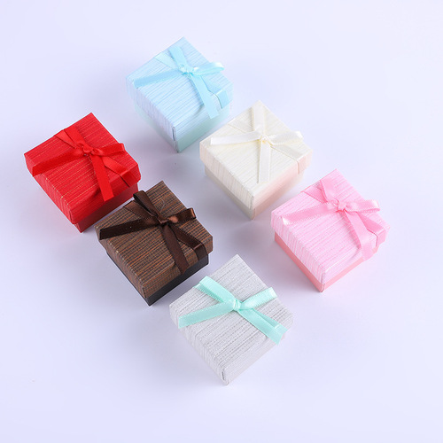 Multi-color butterfly bow jewelry box, bracelet, ring, necklace, packaging box, accessory box, watch box