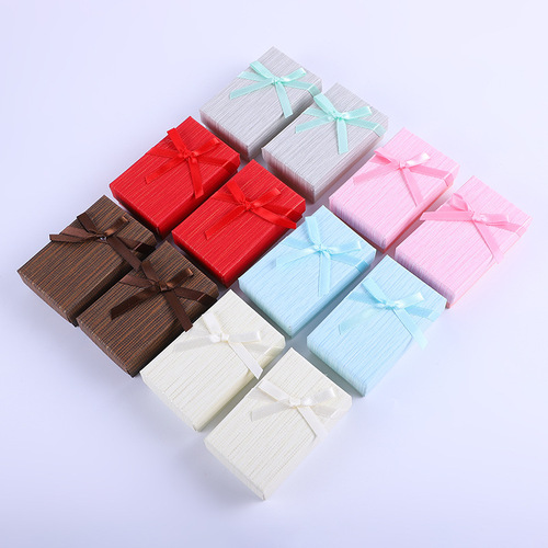 Multi-color butterfly bow jewelry box, bracelet, ring, necklace, packaging box, accessory box, watch box