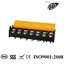 栅栏式接线端子ZB208G间距7.62/8.25/9.5/10mm2-12P白盖黄盖可选