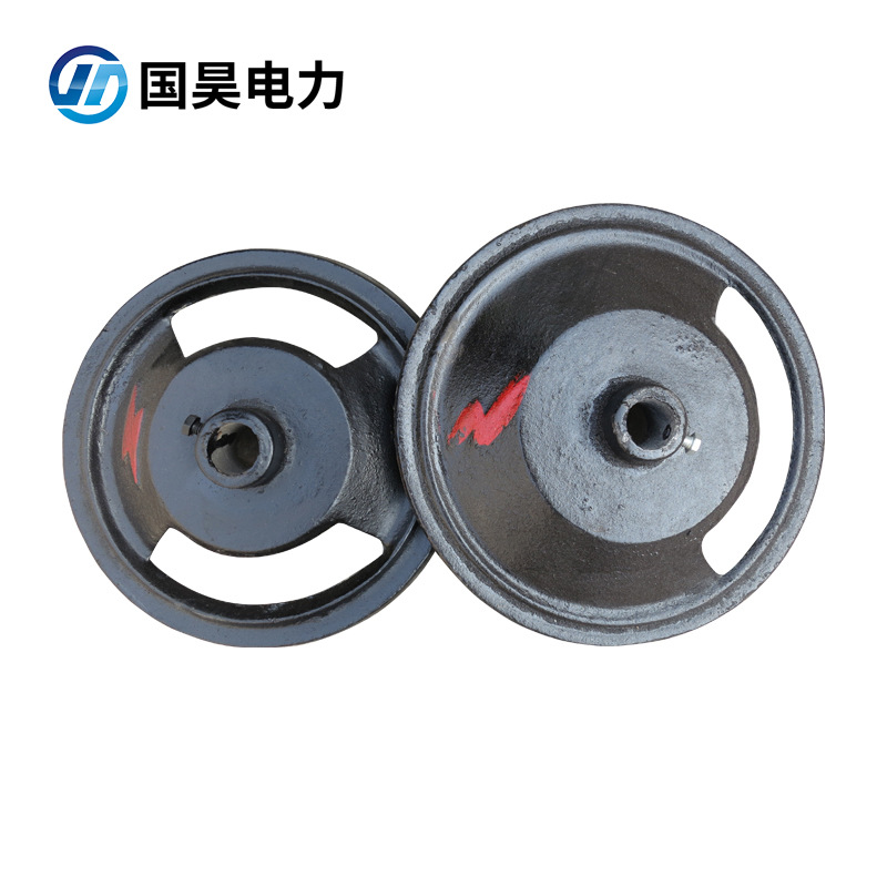 国昊电力- 铸铁底座 防护网围栏杆用底座 隔离墩直径30mm