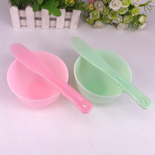 DIY beauty silicone mask bowl set, mask adjusting bowl, beauty salon mask soft bowl, mask adjusting stick, homemade facial mask tool