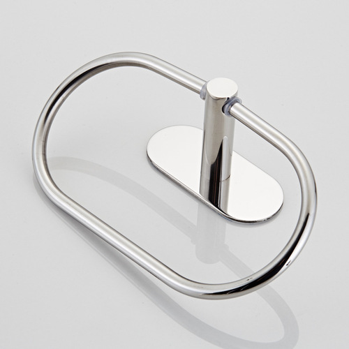 Shengruijia 304 stainless steel punch-free towel rack bathroom rack set bathroom pendant cross-border towel ring