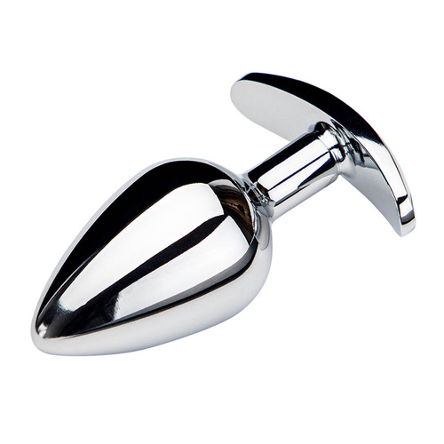 Metal anal plug for men, female masturbation handle with pearl-shaped dilator, adult product, alternative masturbation device