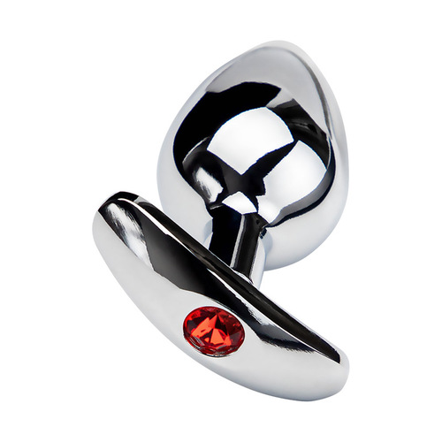 Metal anal plug for men, female masturbation handle with pearl-shaped dilator, adult product, alternative masturbation device