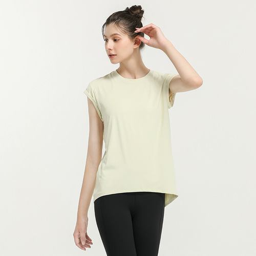 New style quick-drying sportswear T-shirt, fashionable yoga wear, sexy back top, internet celebrity fitness wear for women