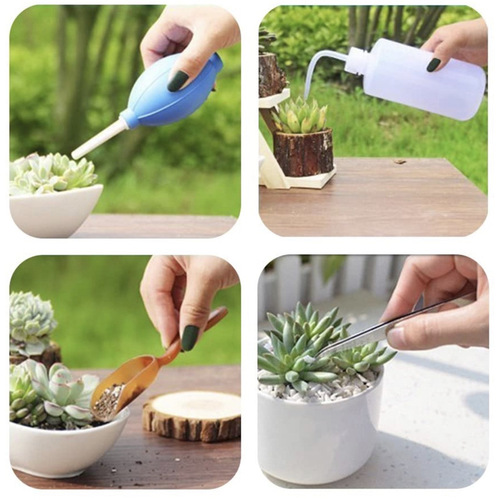 Micro landscape succulent tool set combination plant flower growing supplies gardening tool set succulent maintenance and planting