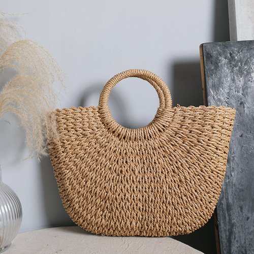 One piece Dafa manufacturer wholesale ins2024 new straw bag retro women's bag handbag pastoral bag woven bag