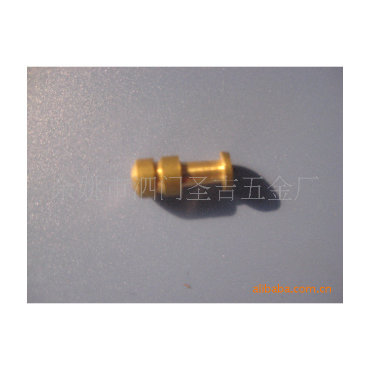 德式点烟器五金配 厂家供应点烟器配件铜针螺纹接触头圈螺丝螺母