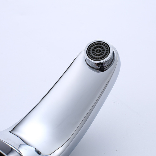 Countertop basin sensor faucet automatic commercial hotel public toilet all copper cold and hot infrared hand washing basin faucet 