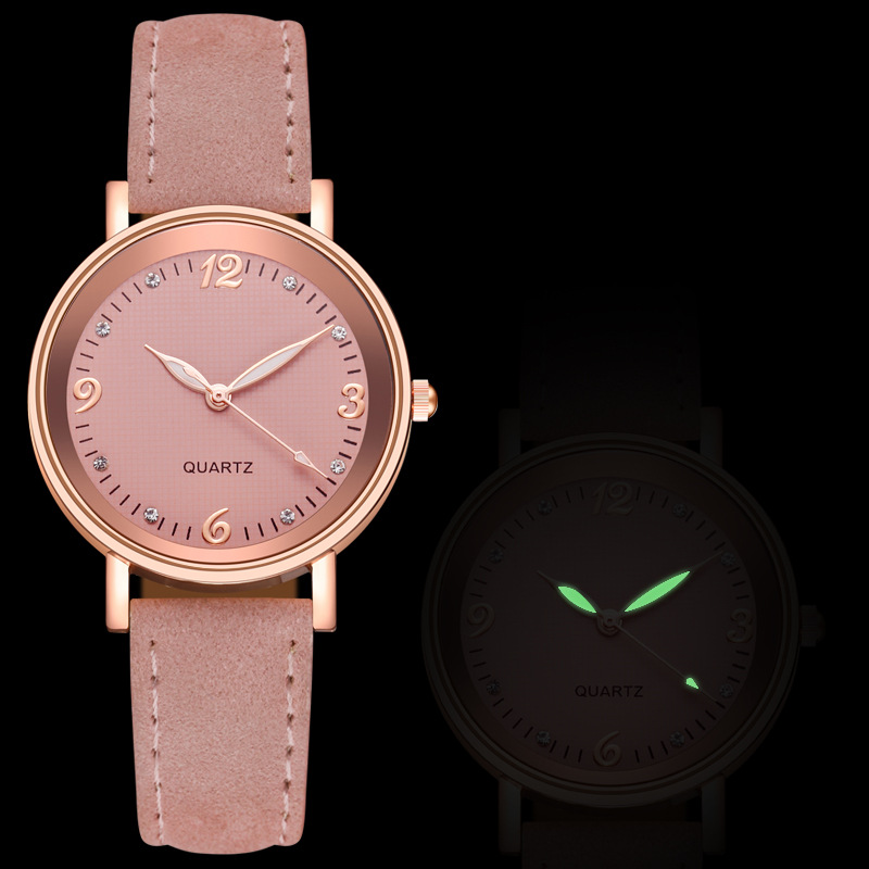 Comercio exterior caliente nuevo reloj luminoso correa de mujer tendencia de moda casual reloj de mujer fabricante al por mayor reloj de mujer