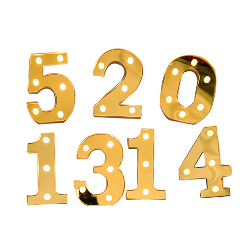 Street stall supply 26 English LED letter lights, marriage proposal, birthday decorative lights, 16cm wedding styling lights