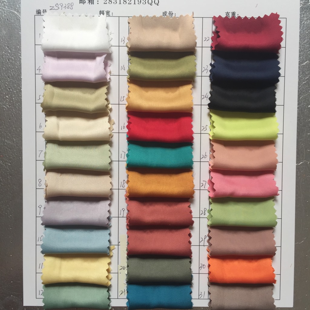 新品春夏双面仿真丝布绸缎面雪纺时装面料 连衣裙睡衣吊带衫布料