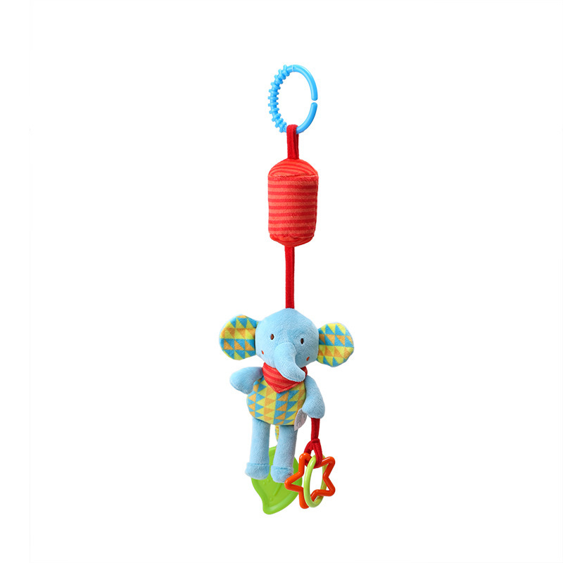 Elefante azul mordedor campanas de viento